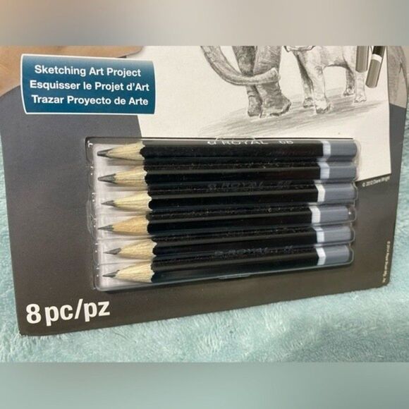 NWOT Royal & Langnickel 5"x7" Elephant & Baby Sketching Made Easy Kit - Picture 5 of 12